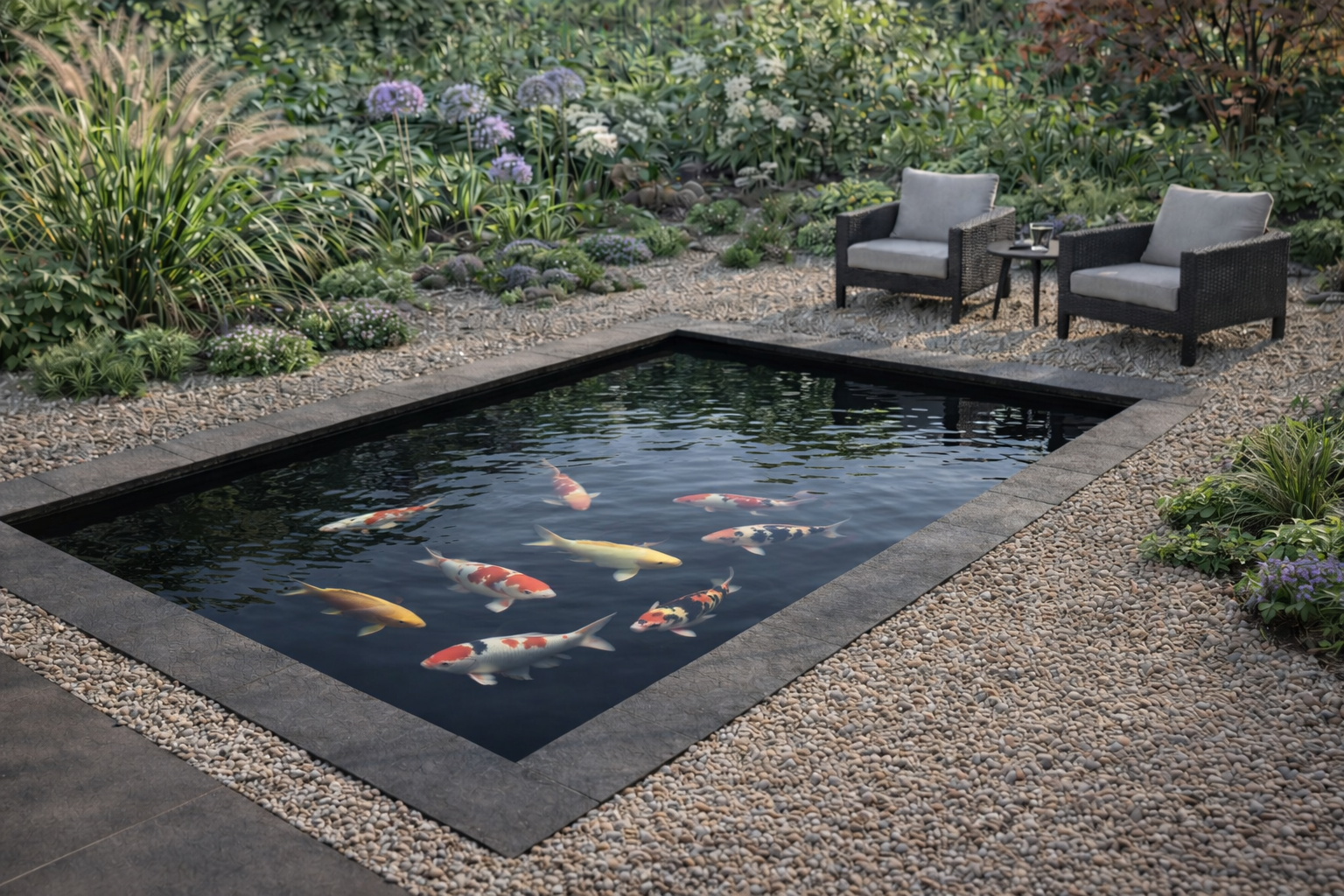 PE-TEICH | PE-BECKEN 10.600L | 400 x 200 x 150 cm