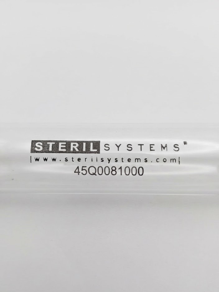 Sterilsystems UVC Quarzglas für TS 810 Amalgam 110 Watt Schutzrohr