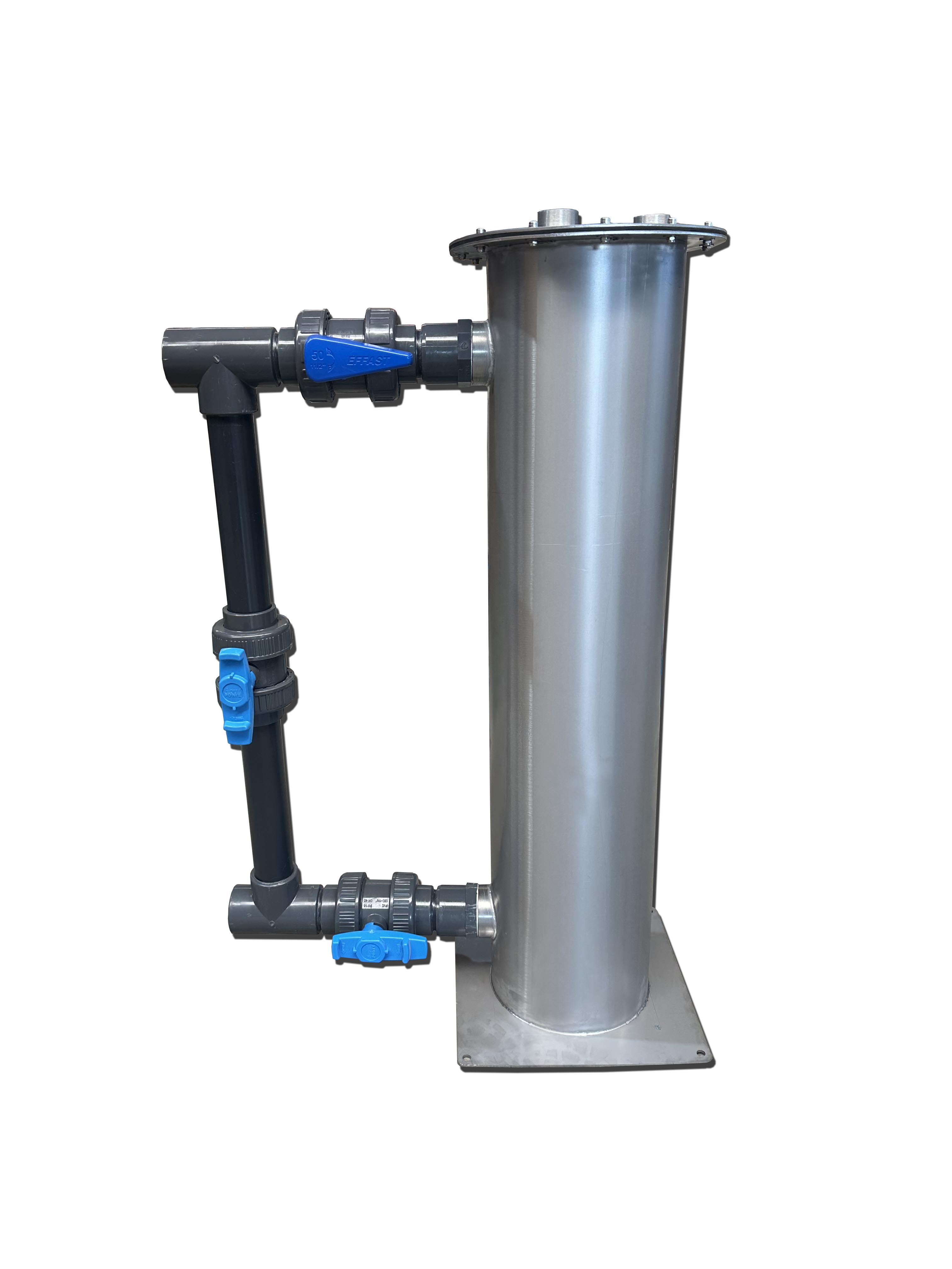 CC-Edelstahl UVC Reaktor 3-flammig, 3x105W