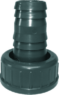 PVC Schlauchtülle mit Überwurfmutter 25 x 28 mm