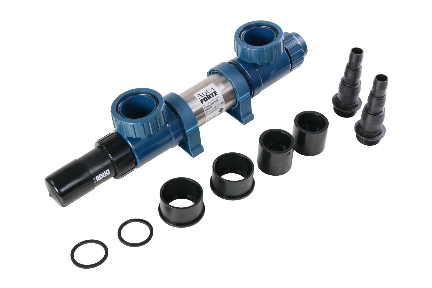 Profi-Heater 3kW Edelstahl mit Thermostat, Teichheizer und Eisfreihalter