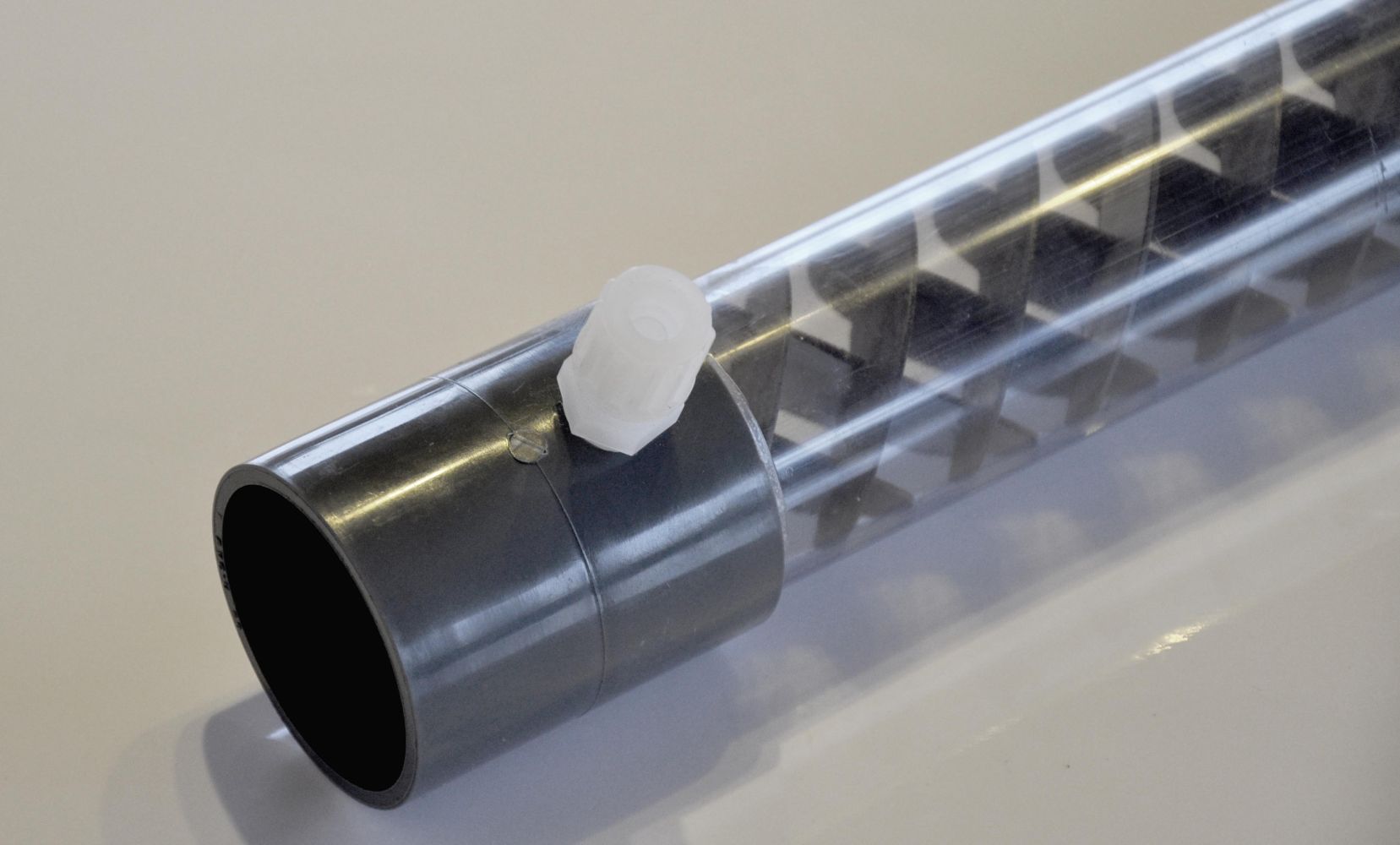 Ozonmischer OZM 50 mm statischer Mischer, Ozon-Mischer, inline Reaktor