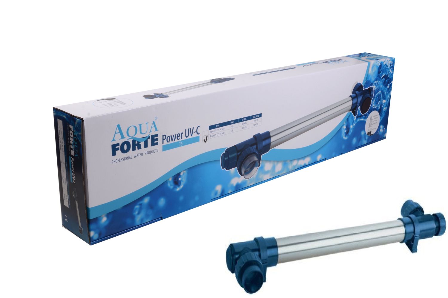 Aquaforte Edelstahl Power UV-C T5