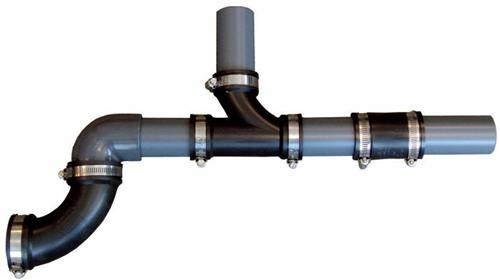 Flexible Reduziermuffe 75x63 mm, Rohrverbinder Fittings