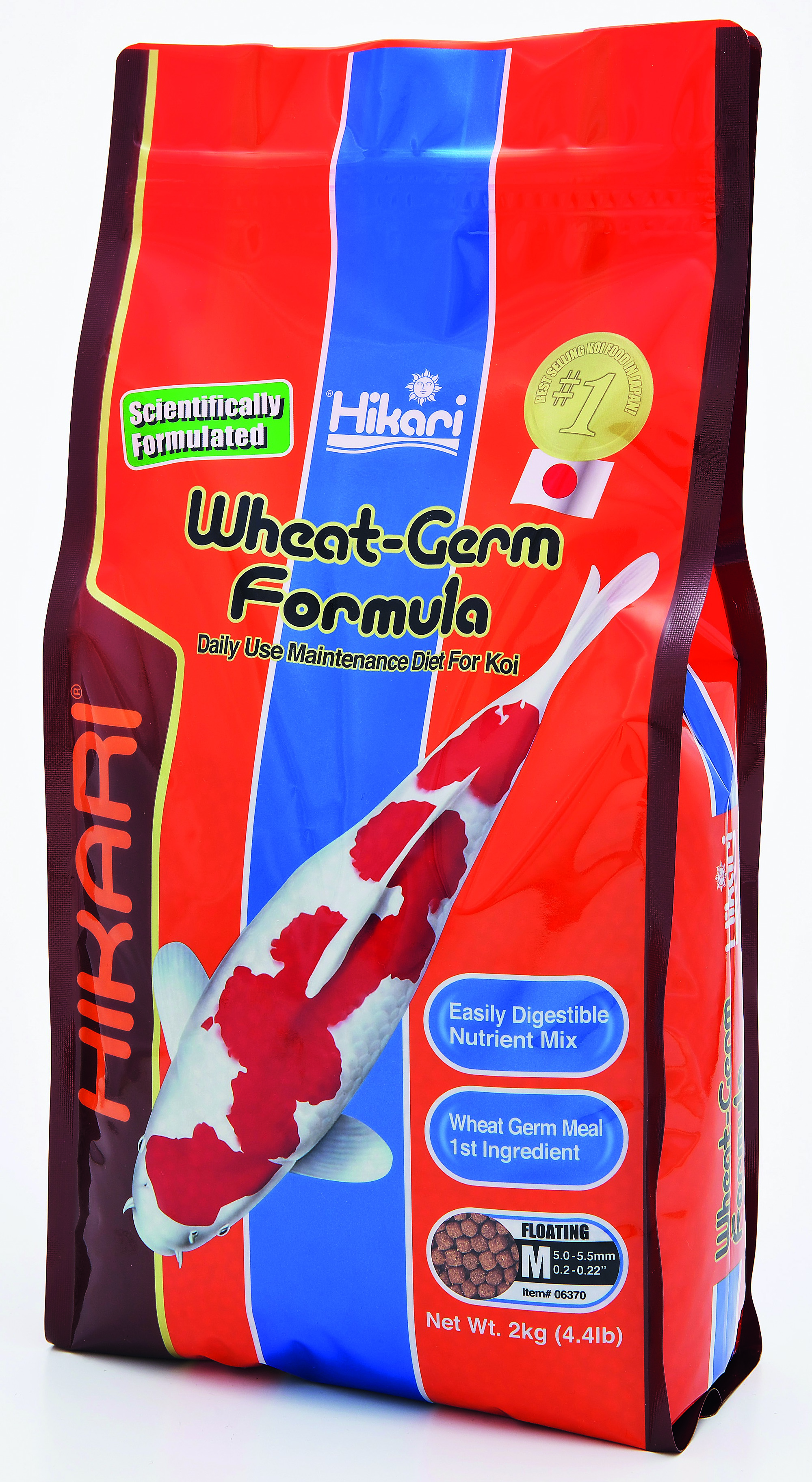 Hikari Wheat-Germ 2kg medium Schwimmfutter